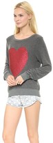 Thumbnail for your product : Wildfox Couture Sparkle Heart Baggy Beach Top