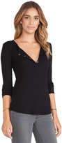 Thumbnail for your product : Splendid Thermal Long Sleeve Henley