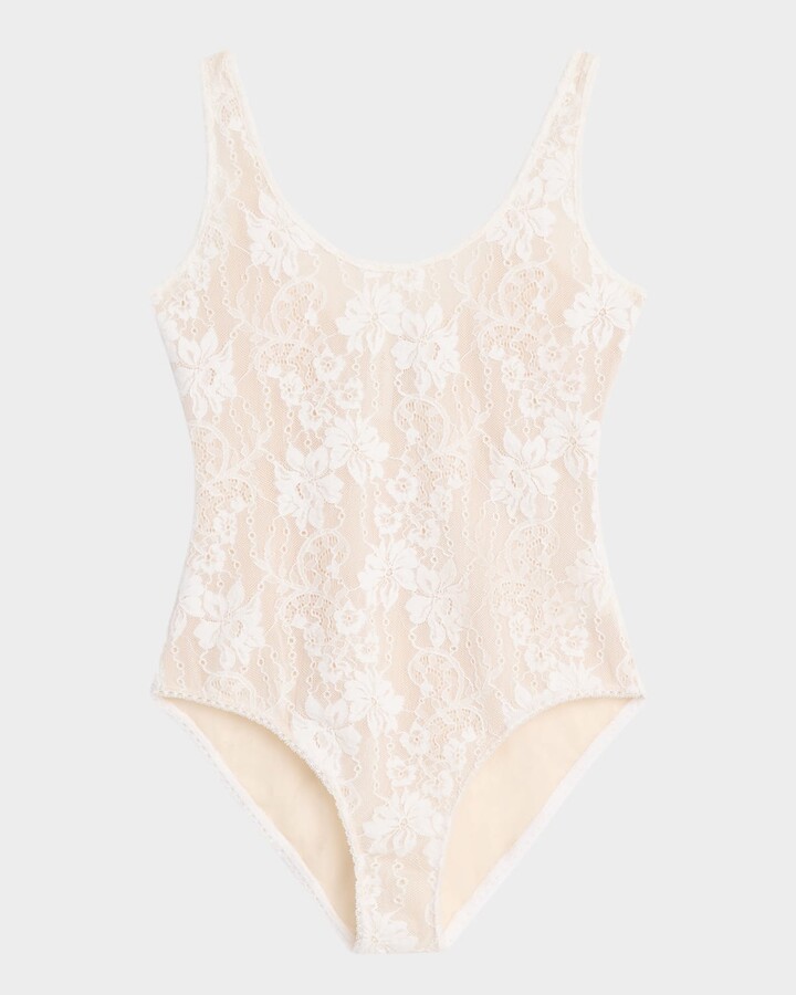 Zimmermann Lace Scoop Bodysuit