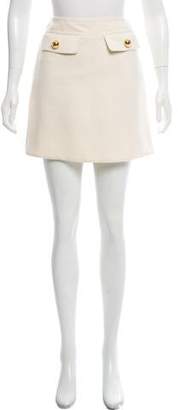 Prada A-Line Mini Skirt