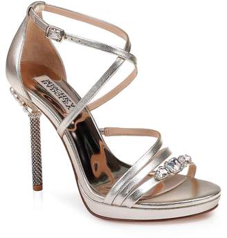Badgley Mischka Sheri Crystal Embellished Platform Sandal