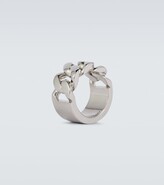 Thumbnail for your product : Alexander McQueen Metal chain ring