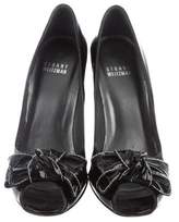 Thumbnail for your product : Stuart Weitzman Patent Leather Bow Pumps