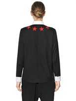 Thumbnail for your product : Givenchy Star Appliqué Cotton Poplin Shirt