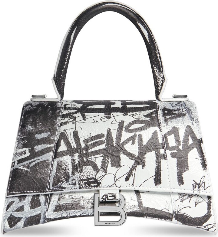 Balenciaga Neo Cagole City Graffiti Lambskin Top-Handle Bag - ShopStyle