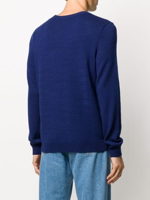 A.P.C. Logo-Embroidered Jumper