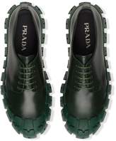 Thumbnail for your product : Prada brushed leather laced Derby shoes