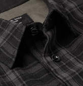 Thumbnail for your product : Rag & Bone Slim-Fit Checked Cotton And Wool-Blend Shirt