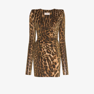 Alexandre Vauthier Leopard Print Bodycon Mini Dress