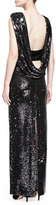 Thumbnail for your product : Rachel Zoe Collett Sequined Blouson-Bodice Gown