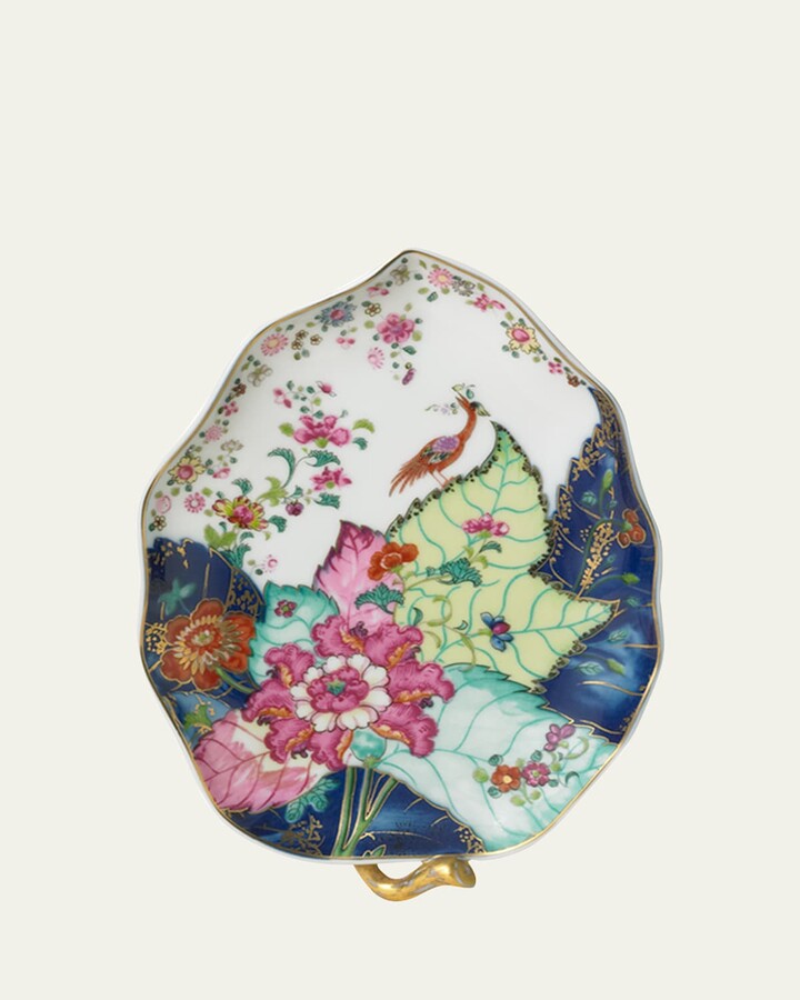 Mottahedeh Tobacco Leaf Candy Dish