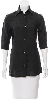 Sportmax Collared Button-Up Top