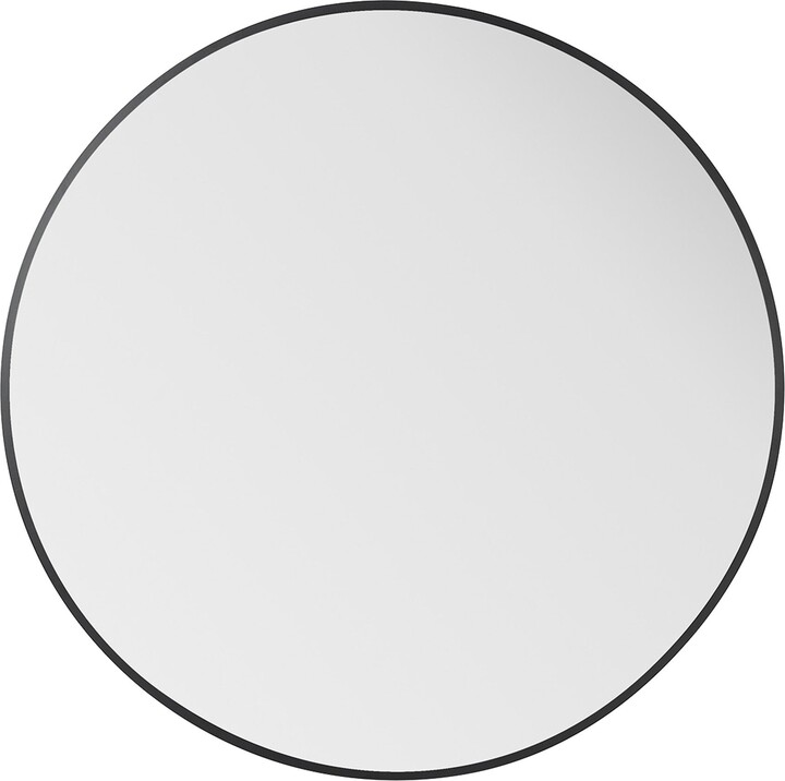 TONWIN 30 Inch Round Mirror with Matte Black Border ShopStyle