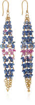 Thumbnail for your product : Mallary Marks Spire 18K Gold Sapphire Earrings