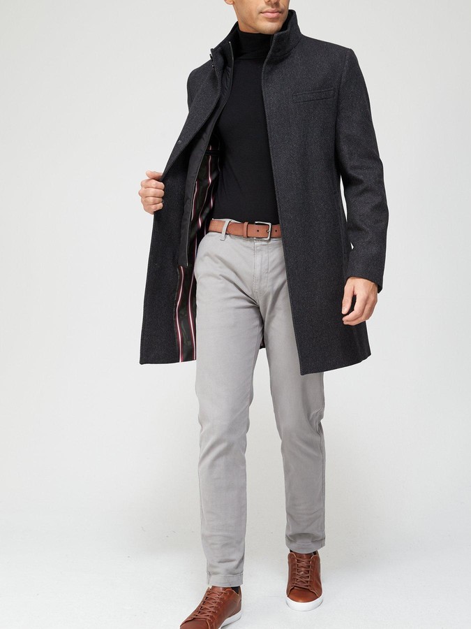 Ted Baker Wool Funnel Neck Coat Discount, SAVE 56% - eagleflair.com