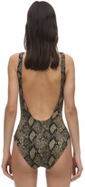 Thumbnail for your product : Solid & Striped Ann Marie Snake Print One Piece Swimsuit