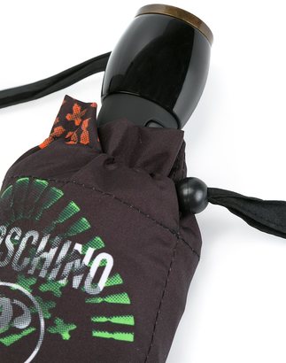 Moschino boot print mini umbrella