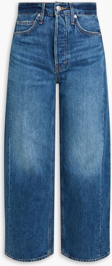 Veronica Beard Ryder high-rise barrel-leg jeans