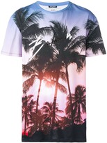 Thumbnail for your product : Balmain sunset photo print T-shirt