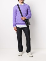 Thumbnail for your product : Ralph Lauren Purple Label Cable-Knit Cashmere Jumper