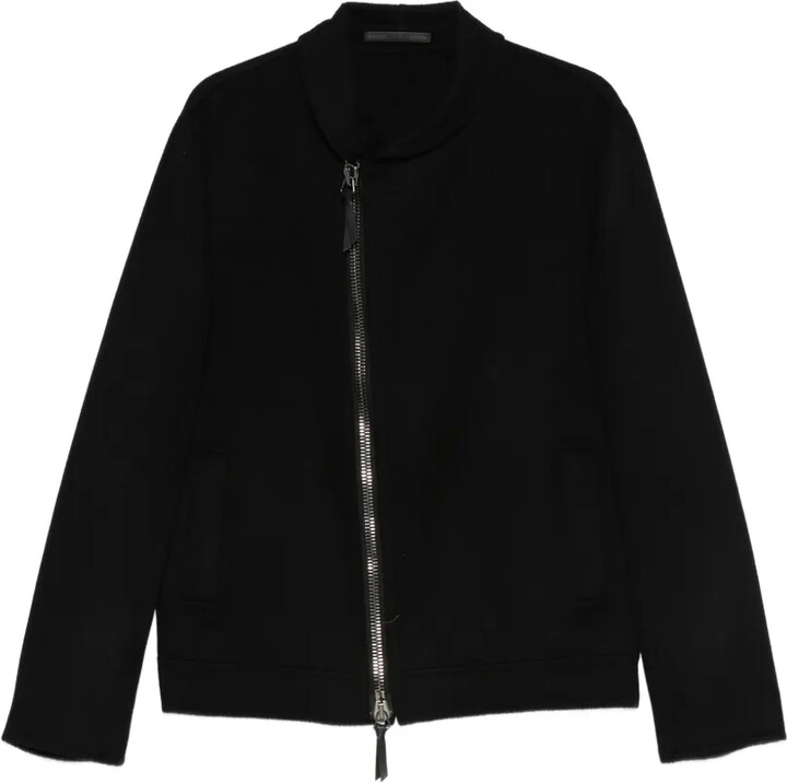Giorgio Armani Asymmetrical Zip -Fastening Jacket
