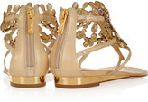 Thumbnail for your product : Rene Caovilla Swarovski crystal-embellished leather sandals