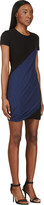 Thumbnail for your product : Calvin Klein Collection Black & Navy Angled Stripe Lena Dress