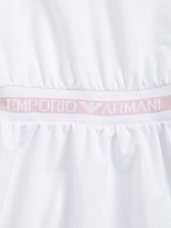 Thumbnail for your product : Emporio Armani Hooded Cotton Interlock Dress