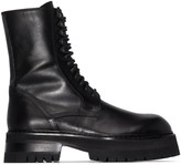 Thumbnail for your product : Ann Demeulemeester Chunky-Sole Lace-Up Boots