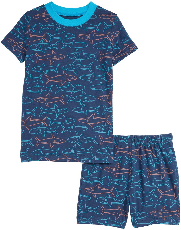 NORDSTROM RACK Kids' Shark Print Short Sleeve Pajama Set - ShopStyle