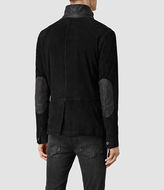 Thumbnail for your product : AllSaints Graft Leather Blazer