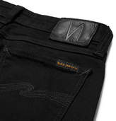 Thumbnail for your product : Nudie Jeans Skinny Lin Organic Stretch-denim Jeans - Black