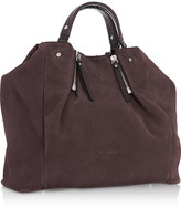 Thumbnail for your product : Burberry Shoes & Accessories Suede and textured-leather tote