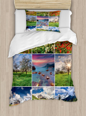 Ambesonne Summer Duvet Cover Set