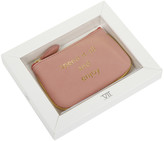 Thumbnail for your product : Sept-Bruxelles - "Spend It All And Enjoy" Small Clutch Bag - Vieux Rose
