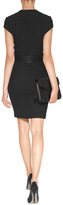 Thumbnail for your product : L'Agence Quilted Zip Front Dress in Black