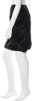 Thumbnail for your product : Andrew Gn Beaded Mini Skirt Black Beaded Mini Skirt