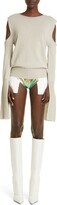 Thumbnail for your product : Rick Owens Dirt Iridescent Cutoff Coated Denim Shorts