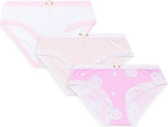 Esme Little Girl's & Girl's 3-Pack Smiley Panty Pack - ShopStyle