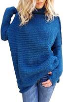 Thumbnail for your product : Sun Lorence TM Women Solid Casual Fashion Pullover Turtleneck Knitting Sweaters