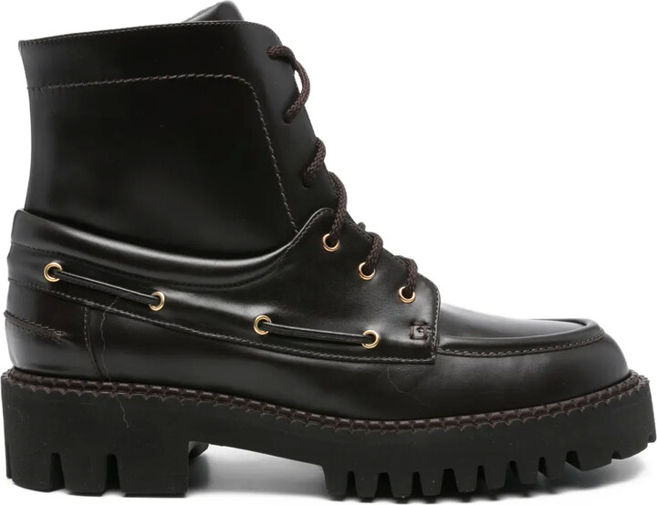 Truman's Lace-Up Lug Sole Boots