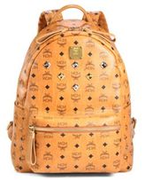 Thumbnail for your product : MCM Stark Sprinkle Stud Medium Coated Canvas Backpack