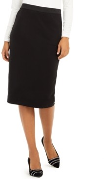 macys long black skirt