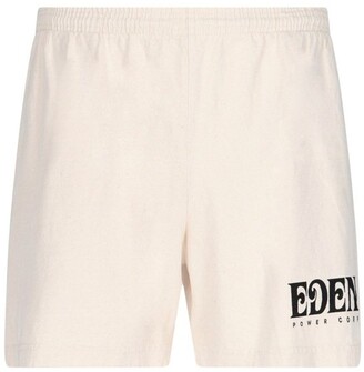 EDEN power corp Logo Print Track Shorts