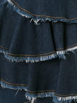 Thumbnail for your product : Antonio Marras layered denim skirt