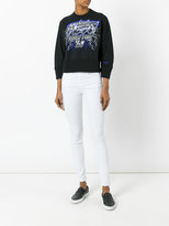 Thumbnail for your product : DSQUARED2 Twins World Tour '64 cropped sweatshirt