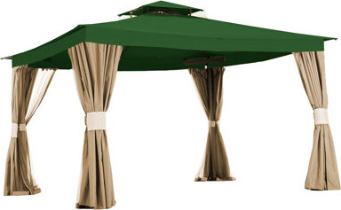 Garden Winds Living Home 10x12 Gazebo Replacement Canopy Top Cover ONLY