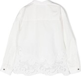 Thumbnail for your product : Ermanno Scervino Lace-Hem Long-Sleeve Shirt