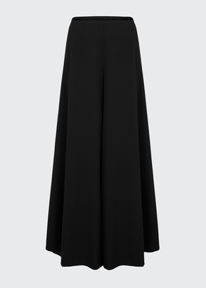 Alaia Grain De Poudre Wool Maxi Skirt