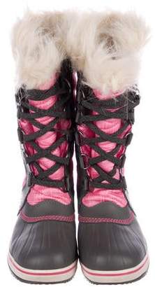 Sorel Girls' Metallic Snow Boots